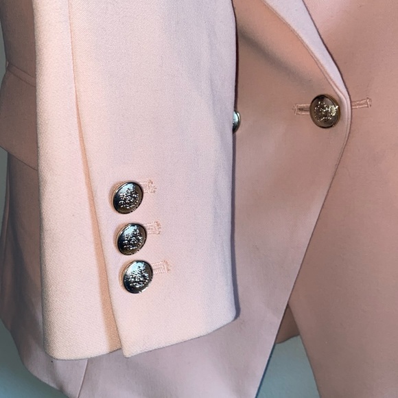 WHBM Light Pink Double Breasted Blazer - Picture 6 of 12